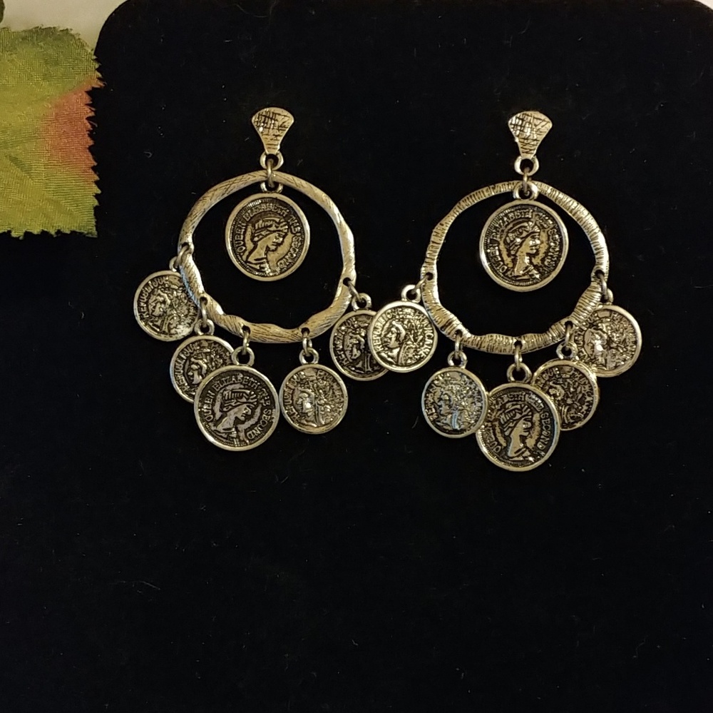 New Coin Dangle Earrings